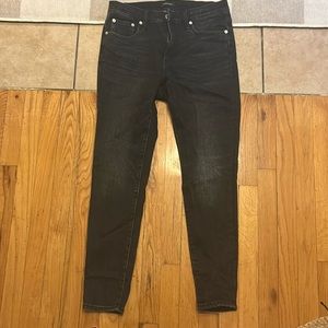 J. Crew High Rise Toothpick Jeans